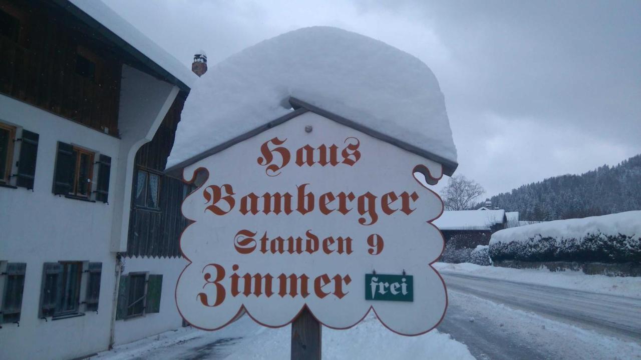 Haus Bamberger Hotel Fischbachau Buitenkant foto